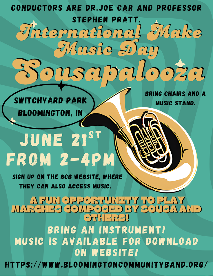 Sousapalooza 2025 Link to information on Sousapalloza